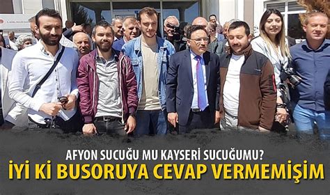 Y K Busoruya Cevap Vermem M G Ndem Afyon T Rkeli Gazetesi