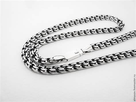 Серебряная цепь бисмарк шириной 8.5 мм в интернет-магазине Ярмарка ...