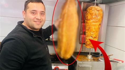 Bu ekmek herkesi doyurur Dev döner ekmeğini gören hayrete düştü bir