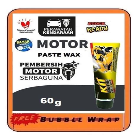 Jual Kit Motor Paste Wax Original Kuning Gram Shopee Indonesia