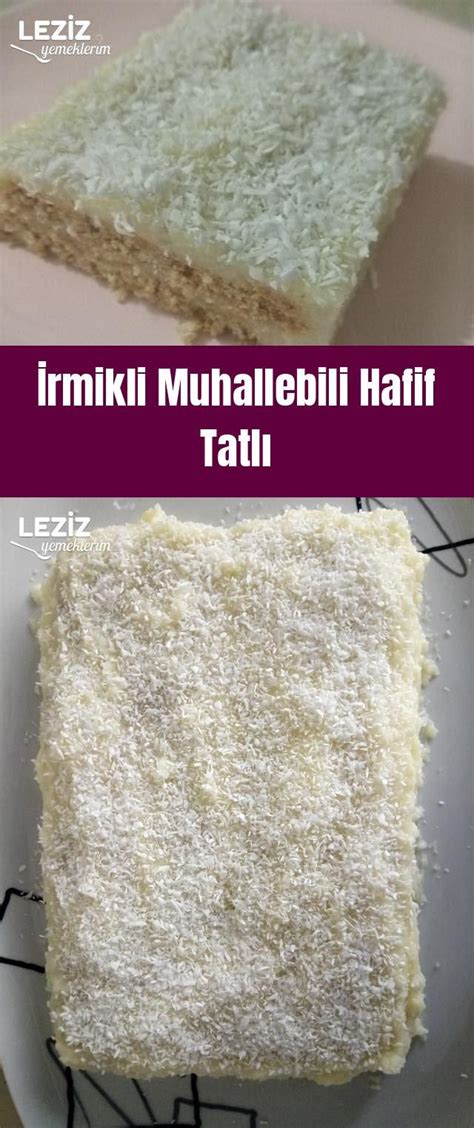 Rmikli Muhallebili Hafif Tatl Leziz Yemeklerim Yemek Tarifi