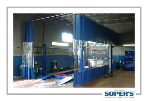 Retractable Industrial/Welding/Safety Curtains | Soper's