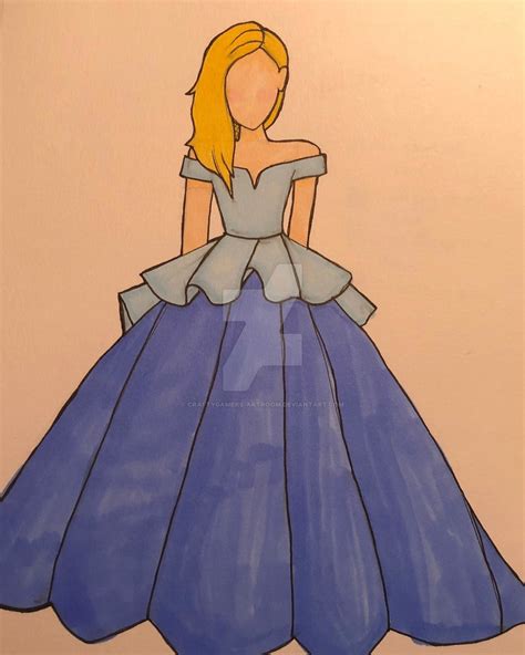 Cinderella Dress Drawing at PaintingValley.com | Explore collection of ...