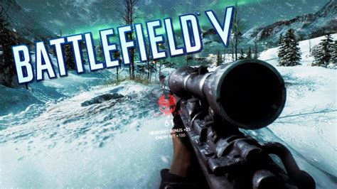 Battlefield V Meu Gameplay De Sniper E As Maiores Mudanças No Jogo Youtube