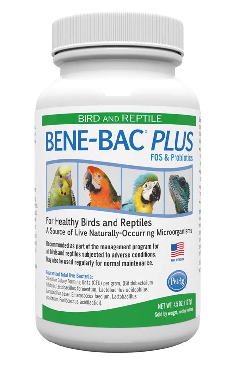 Bene Bac® Plus Bird And Reptile Powder Petag En Us