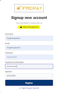 Guide To Register Acount Fmcpay Exchange Get Fmc Tokens Free