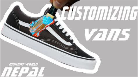 Customizing Vans 👟😱 Nepal 🇳🇵 Nishant World ️ Youtube