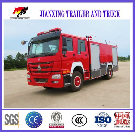 Sinotruk Fire Truck With Kg Water Tanker And Kg Foam Tanker For