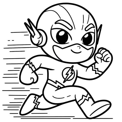 Flash Desenhos Para Colorir - 5