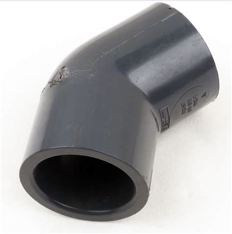 Charlotte Pipe And Foundry 817 010 45 Degree Elbow PVC I SCH 80 S X S Qty 2