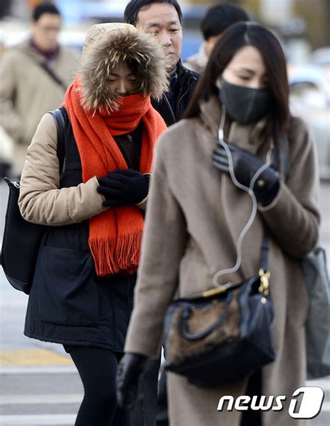 韩国今冬最强寒流来袭 明日迎入冬最冷天气【组图】