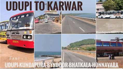 Udupi To Karwar KSRTC Saarige Bus Journey Part 1 YouTube