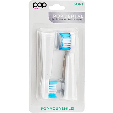 Pop Sonic Replacement Electronic Mmf7 Toothbrush Heads Compatible With Go Sonic Usb Pro Sonic