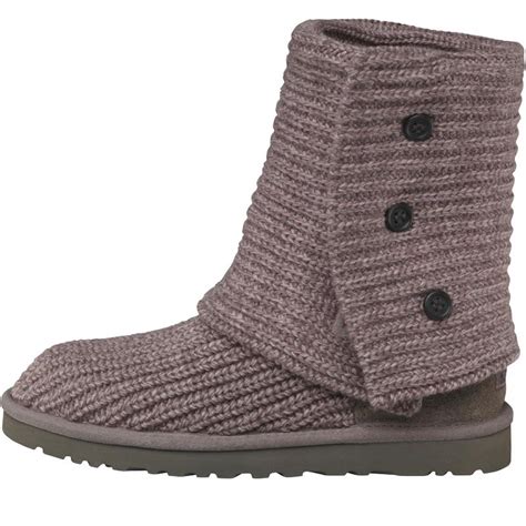 Buy Ugg Womens Classic Cardy Boots Grey