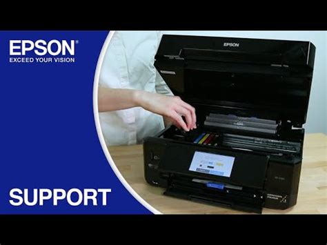 Epson Expression Premium Xp Replacing The Ink Cartridges Youtube