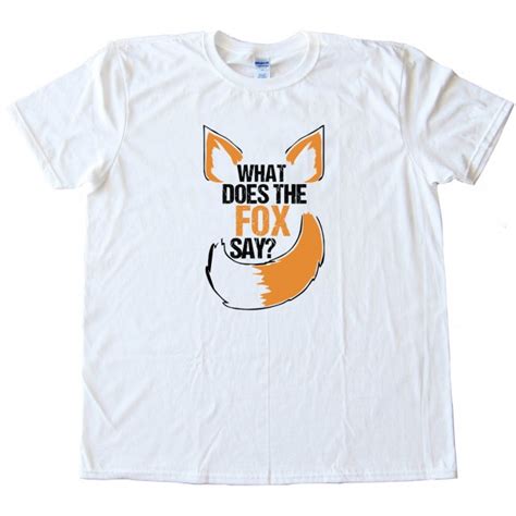 Ylvis What Does The Fox Say Tee Shirt