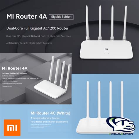 Xiaomi Mi Router 4A Gigabit 4A 4C | Shopee Malaysia