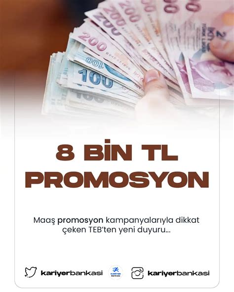 Teb Den Emeklilere Tl Promosyon