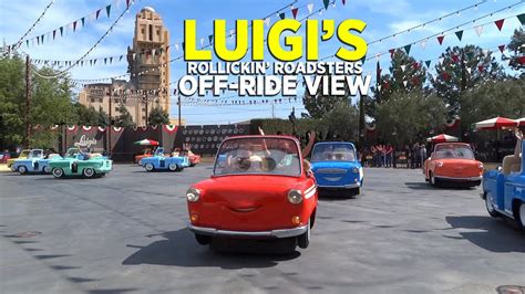 Luigis Rollickin Roadsters Off Ride View In Cars Land At Disney