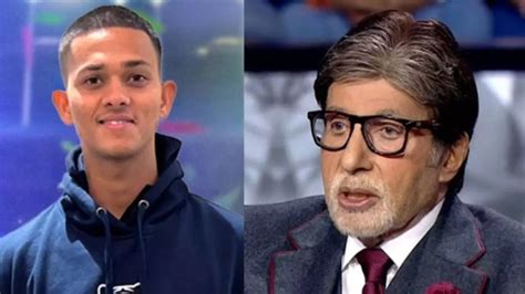 KBC 15: Amid World Cup 2023, Amitabh Bachchan Heaps Praise On Cricketer Yashasvi Jaiswal | TV ...