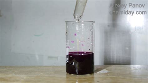 Reduction Of Potassium Permanganate With Sulfur Dioxide Youtube