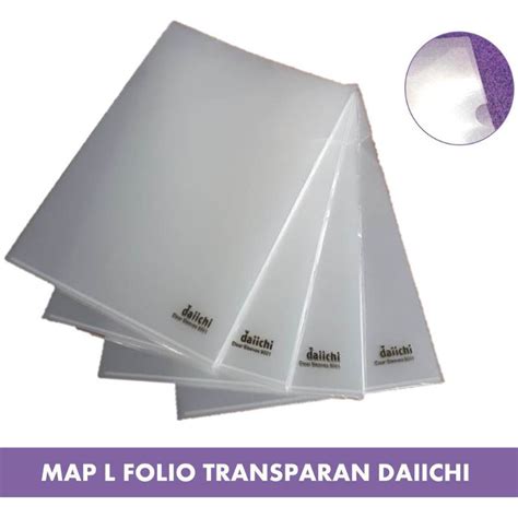 Jual Map L Clear Sleeves Transparant Daiichi A Dan F Pak Pcs