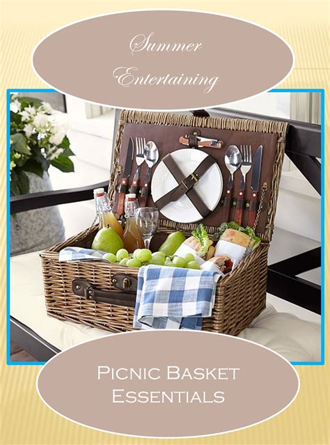 Summer Entertaining Picnic Baskets Essentials ConfettiStyle