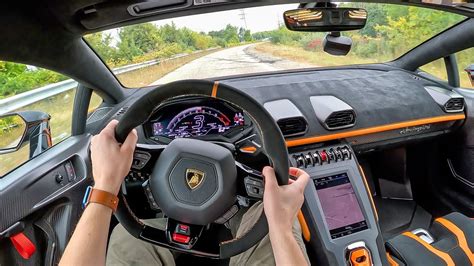 Lamborghini Hurac N Sto Pov Test Drive Binaural Audio Youtube