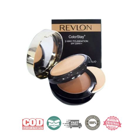 Revlon Colorstay Way Foundation Alas Bedak Padat Basah Kering Spf