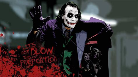 Download Heath Ledger Joker Fan Art Wallpaper