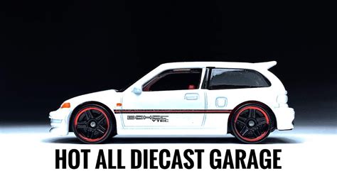 Honda Civic EF Hot Wheels Models Series Then and Now สขาว