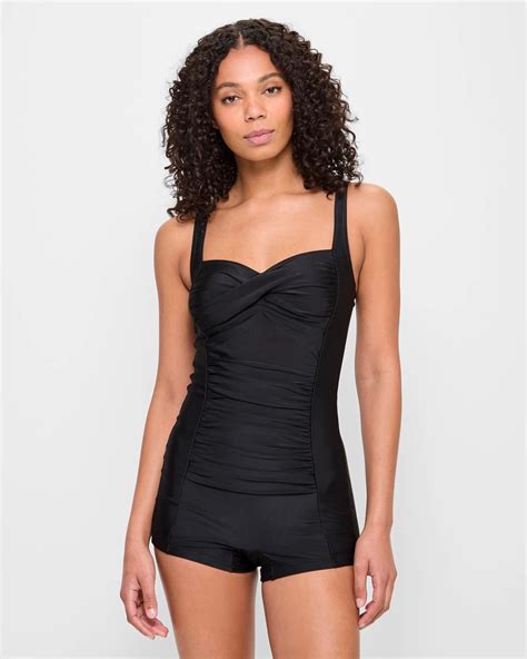 One Piece Swim Boyleg Bathers - Shape Your Body | Target Australia