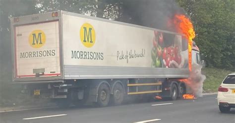 Morrisons Responds After Video Captures Moment Delivery Lorry Bursts