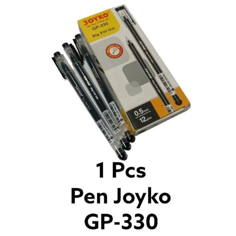 Jual PEN JOYKO BIG FILL GEL 0 5 MM GP 330 PCS Shopee Indonesia