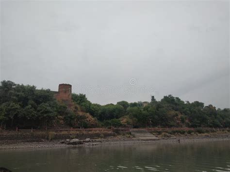 View of the Akhnoor Fort As Seen from the Chenab River Stock Photo ...