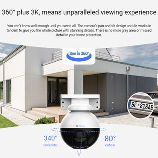 Ezviz C W Pro K Mp Wifi Outdoor Cctv Camera Human Vehicle Detection