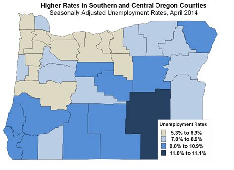 Oregon Workforce And Economic Information April Unemployment And