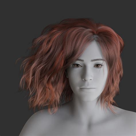 Dforce Xyz Realistic Short Messy Hair For Genesis 9 Daz 3d