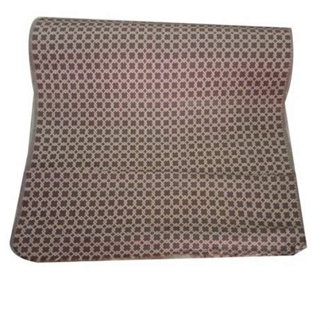 Brown Base Checked Brown Polyester Sofa Fabric Gsm At Rs Meter