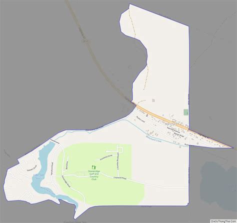 Map of Blanchard CDP, Idaho - Thong Thai Real