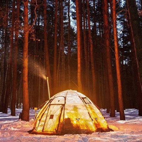 This 8 Person Russian Bear Hot Tent Is Perfect For Camping Fishing And Hunting Suckstobebroke