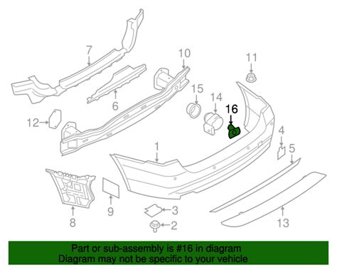 Genuine Bmw Set Of Mounts For Pdc Sensor