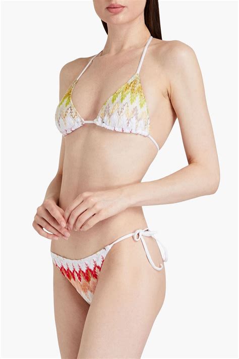 Missoni Crochet Knit Triangle Bikini The Outnet