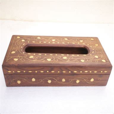 Polished Brown Wooden Tissue Box Shape Rectangular At Rs 225 00 Piece