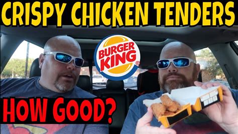 New Burger King Crispy Chicken Tenders Are They Good Youtube