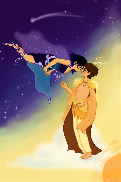 Sol and Luna by DarkRavennn on DeviantArt