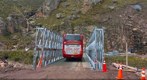 Huancavelica Culminan La Instalaci N Del Puente Modular En El Sector