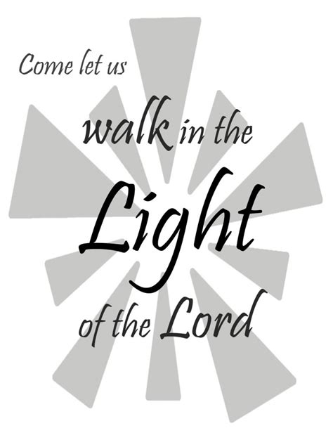 Advent 2013: Come let us walk in the Light of the Lord – Hope Church