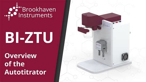 The Bi Ztu Autotitrator Brookhaven Instruments Youtube