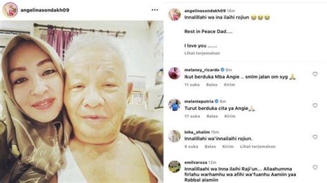 Ayah Angelina Sondakh Meninggal Dunia Melaney Ricardo Sampaikan Turut